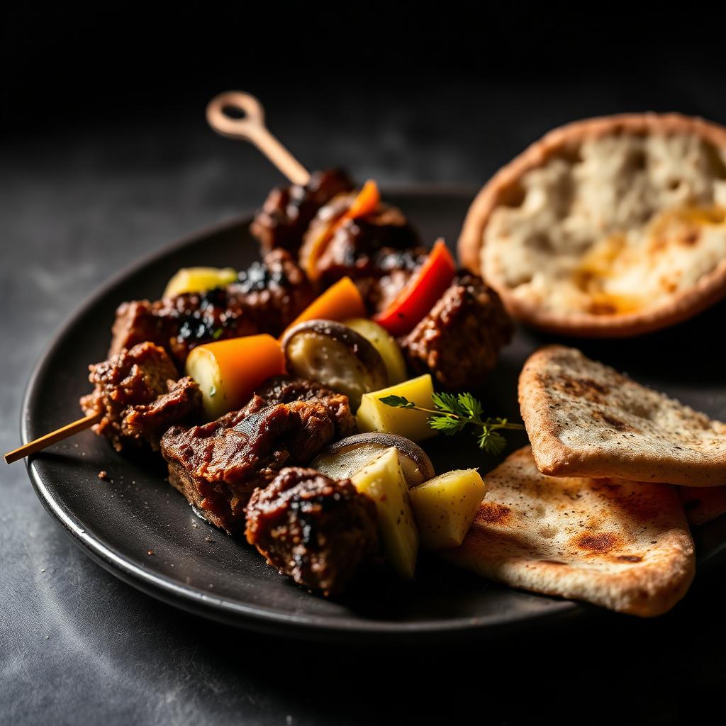 Lule kebab z lavashem